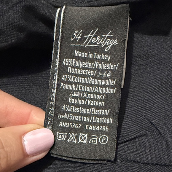 34 Heritage Black Pants - Picture 8 of 12